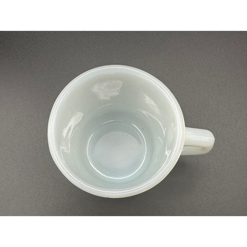 Vintage McDonald's Anchor Hocking Fire-King Milk Glass Good Morning Sun Mug USA - Picture 9 of 9
